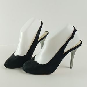 BCBGMaxaAzria Kelly Slingback Peep Toe Heels